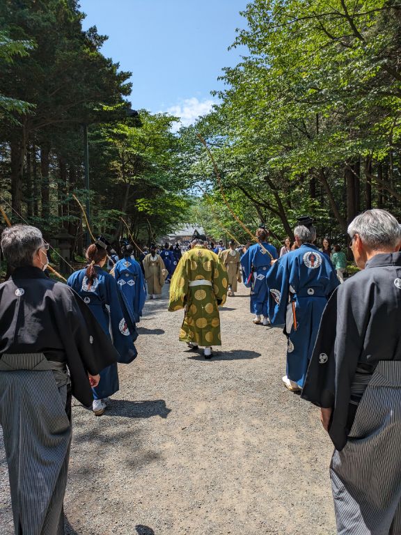北海道神宮祭　古式大的式