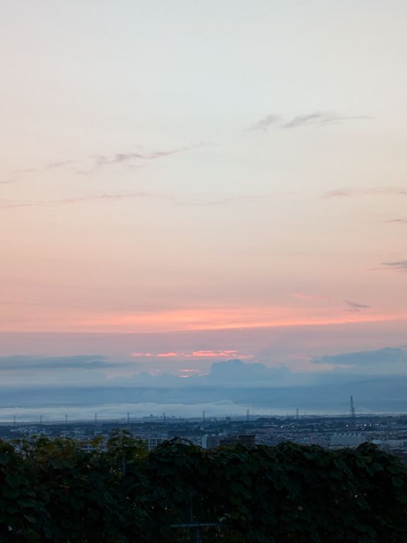 日の出の風景