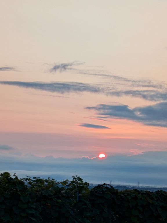 日の出の風景