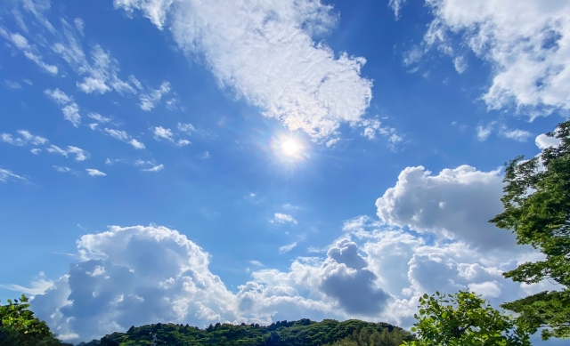 快晴の空