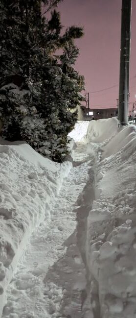 雪ハネ