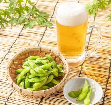 ビールと枝豆
