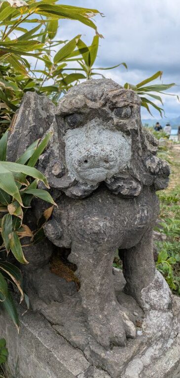 手稲神社奥宮狛犬阿形