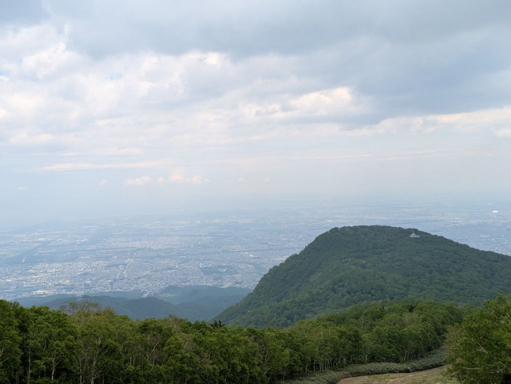 手稲山から札幌市内展望