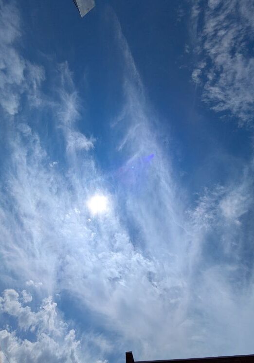 北海道　猛暑の空