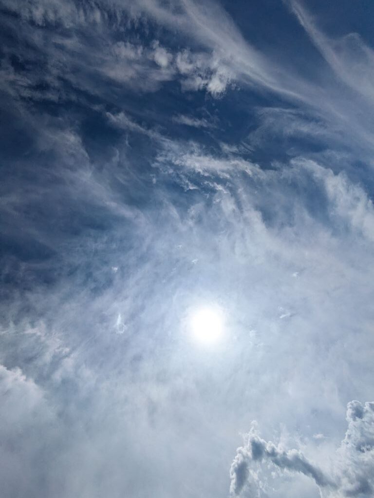 北海道　猛暑の空