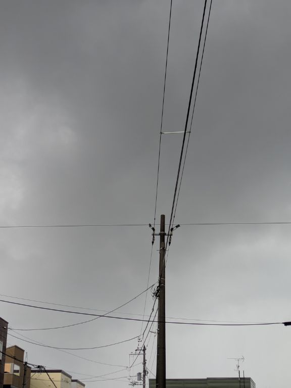 季節の変わり目の雨