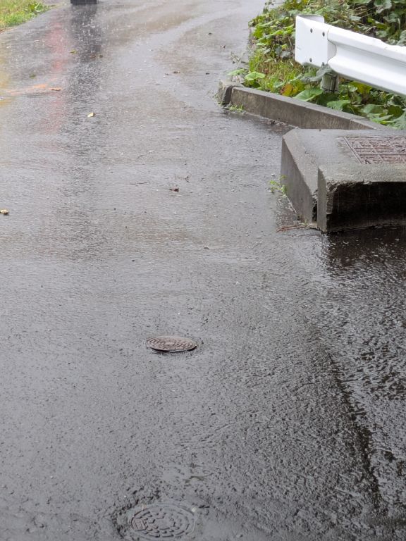 季節の変わり目の雨