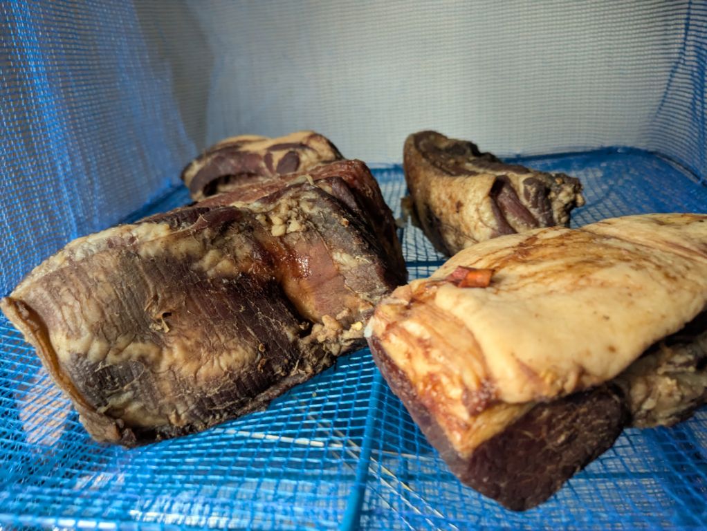 燻製終了後の乾燥