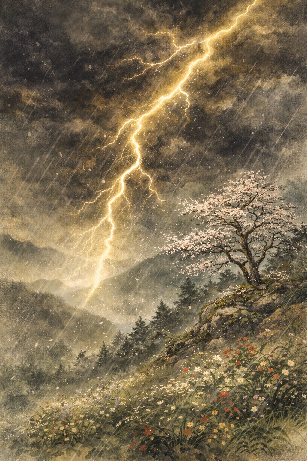 二十四節気　雷乃発声