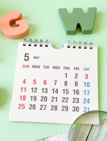 5月のカレンダー